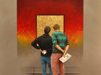 Enrique Campuzano, Opus 888, óleo sobre tela, 130 x 100 cm., 2014